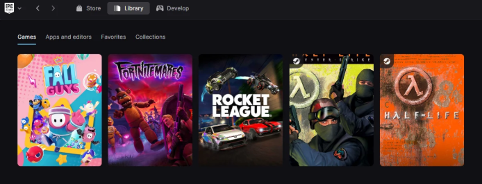 Xbox and Steam games in EGLv2