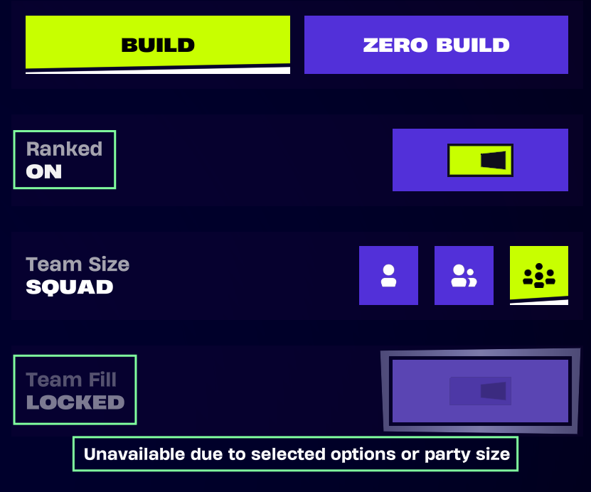 Team Fill option